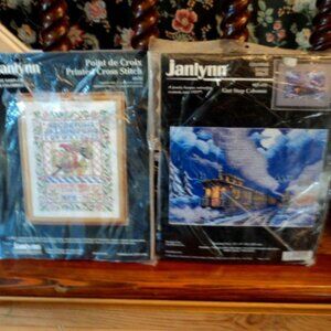 cross stitch kits x 2 ~ Janlynn
